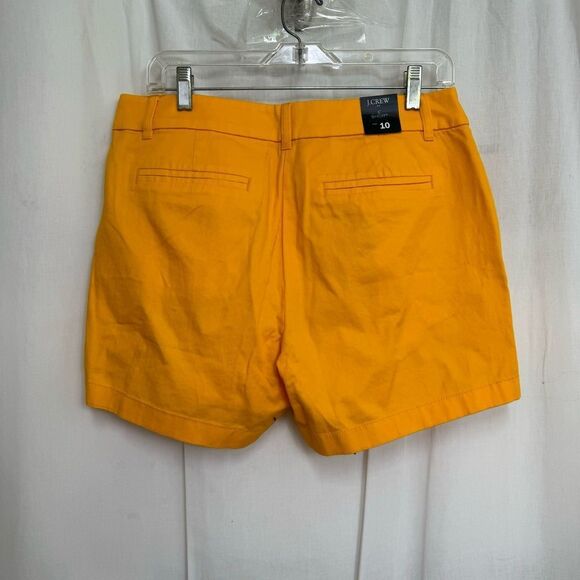 NEW J.Crew Yellow 5” Cotton Chino Short Size 10 - Picture 5 of 11